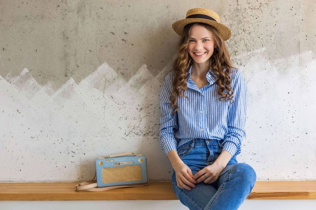 Button-Down Shirt and Relaxed Jeans