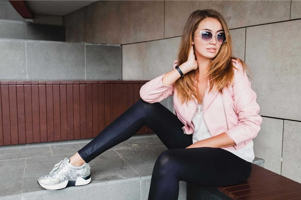 Matching Lounge Set With Sneakers