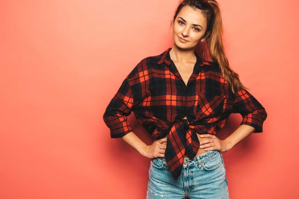 Flannel Shirt and Blue Jeans