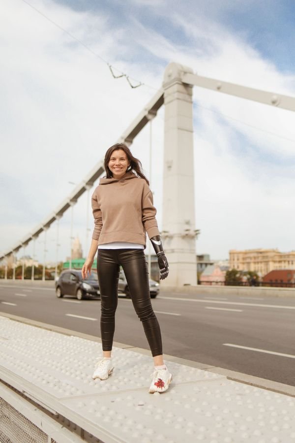 Hoodie With Leather Pants