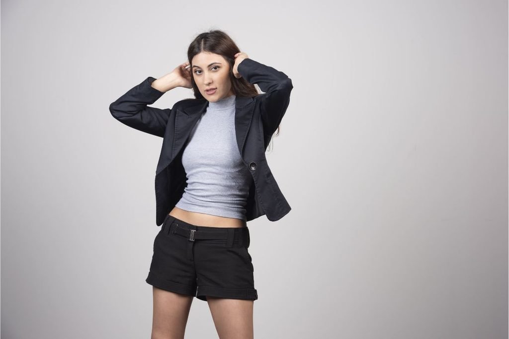 Matching Blazer and Shorts Set