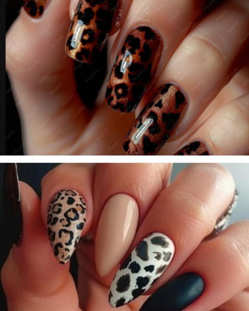 Tortoiseshell Fall Nails