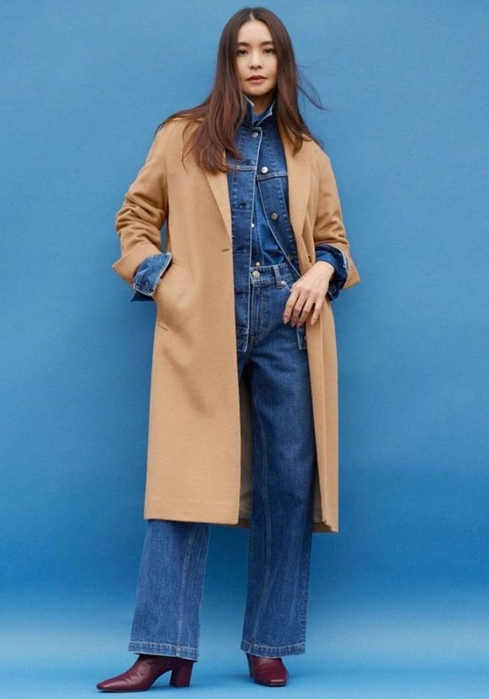 Denim-on-Denim with a Warm Coat
