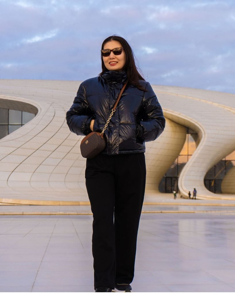 Puffer Jacket With Casual Joggers