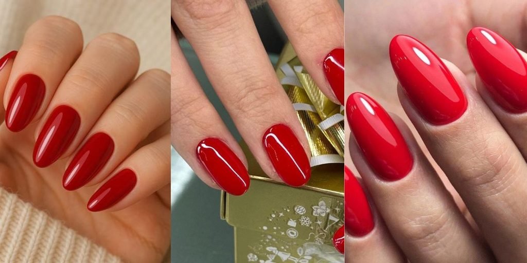 Classic Red Christmas Nails